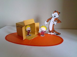 Calvin_and_Hobbes_pop_up_by_WillziakDS